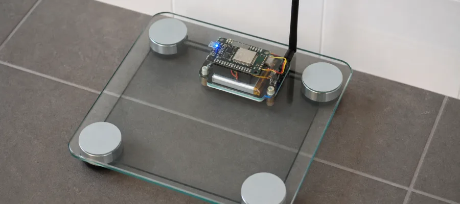 Personenwaage mit WLAN und Cloud-Sync selber bauen