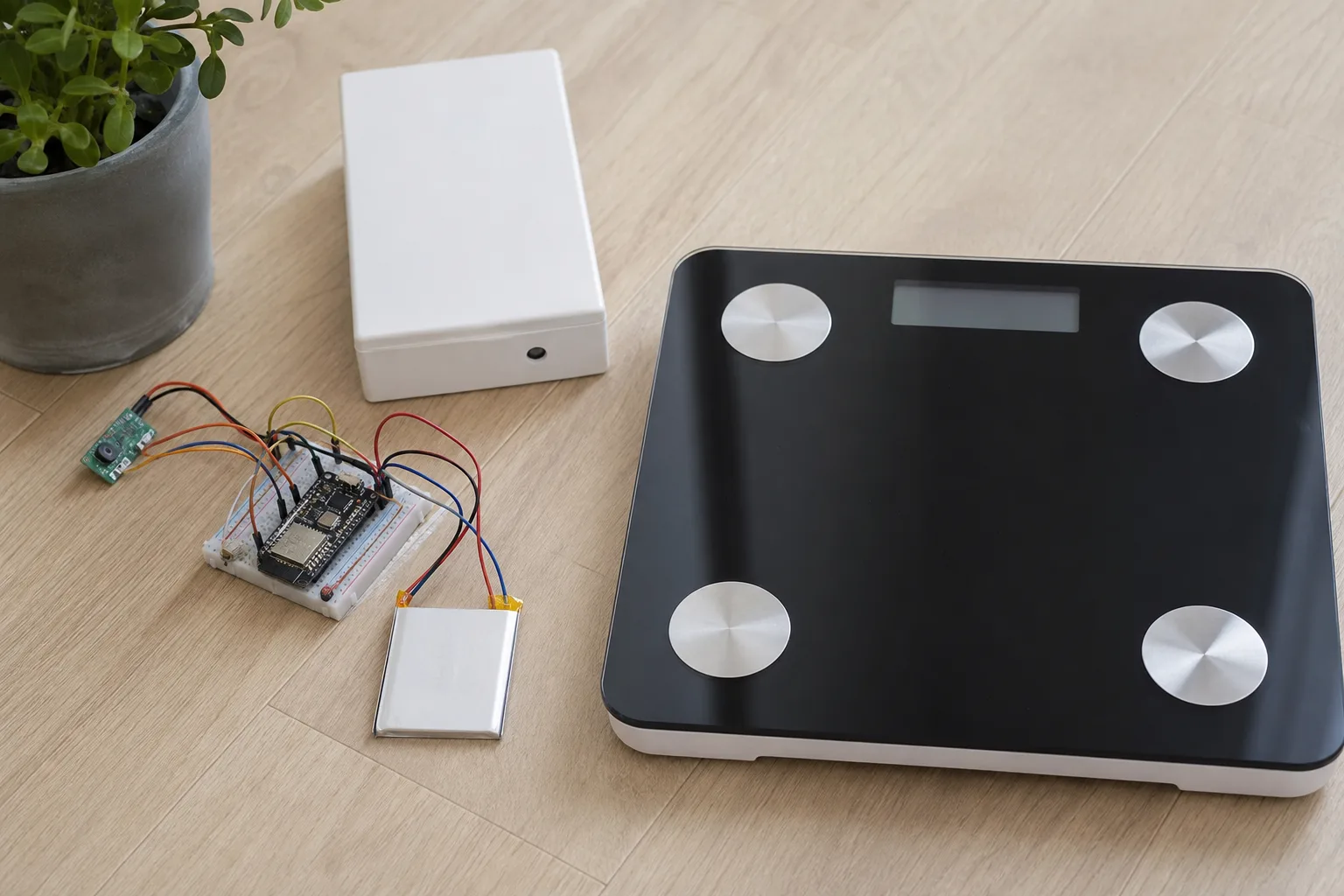 Personenwaage smart machen: DIY-IoT, App-Integration und Datenlogging
